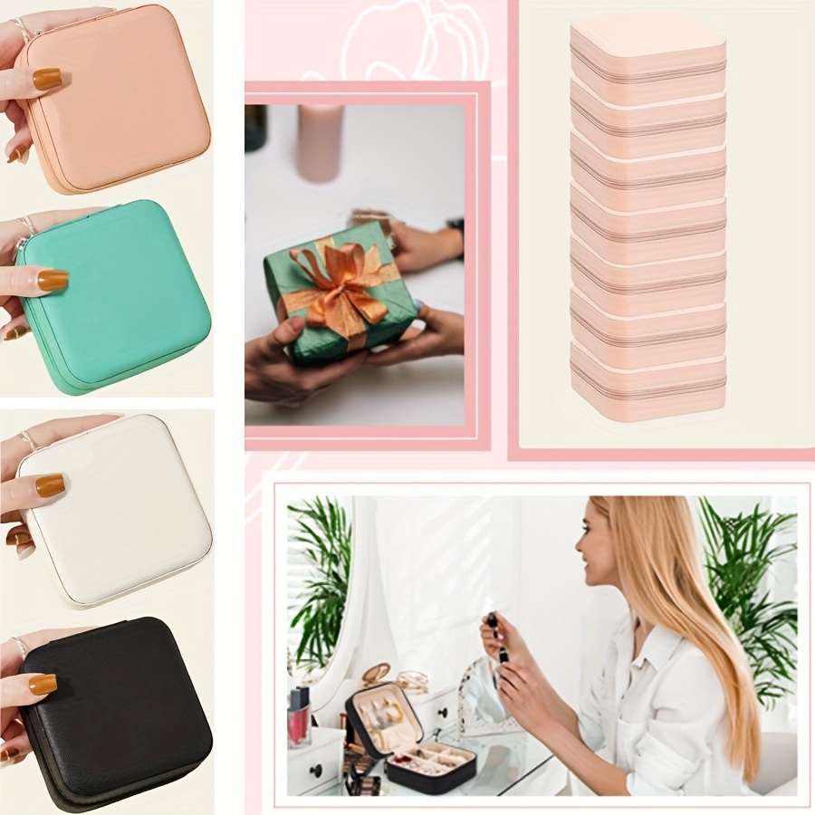 Custom 28pcs Compact Jewelry Box for Bridal Parties