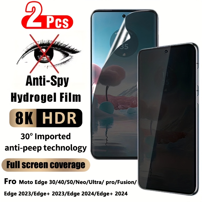 Lot De 2 Films De Protection écran Hydrogel Pour Motorola G34 - Transparent - Neuf