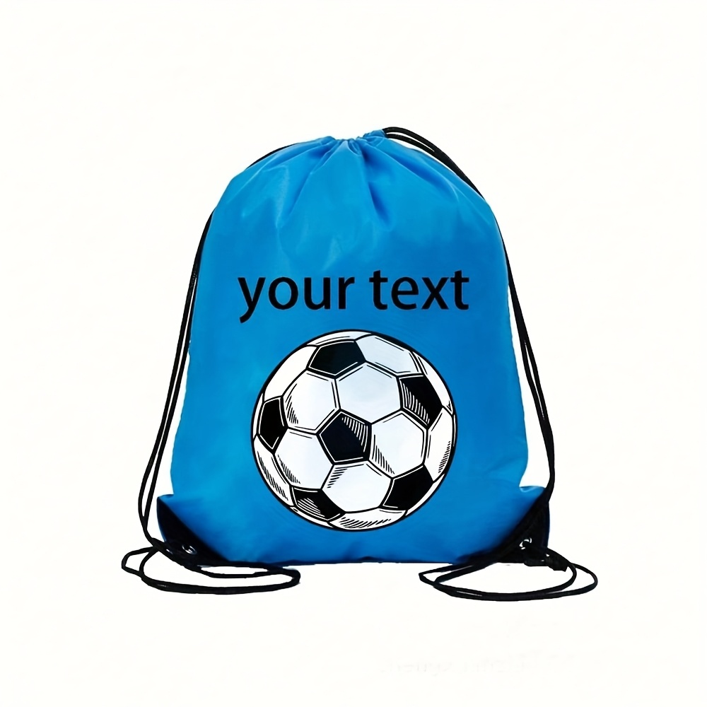TEMU A Unisex Custom Gym Bag, A Soccer Gym Bag, A Drawstring Storage Custom Gym Bag, A Multifunctional Outdoor Gym Bag, Gym Backpack, Drawstring Bag,