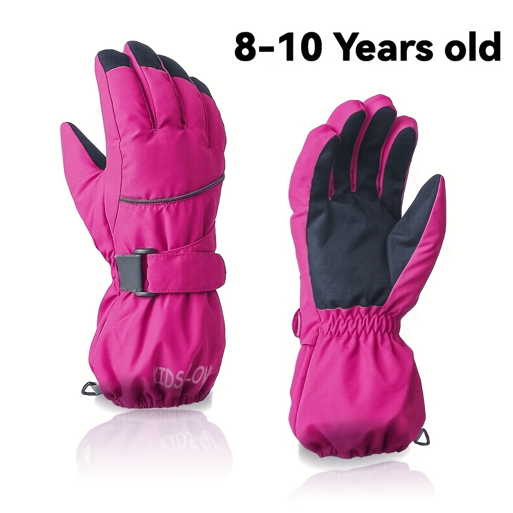 And Stylish: ' Winter Lined Fleece Mittens - Solid Color Ted Gloves For , 's Ski Gloves, Halloween & Christmas Gifts For , Outdoor Gloves
