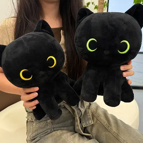 simulation cat doll furry sleeping cat doll realistic Temu Canada