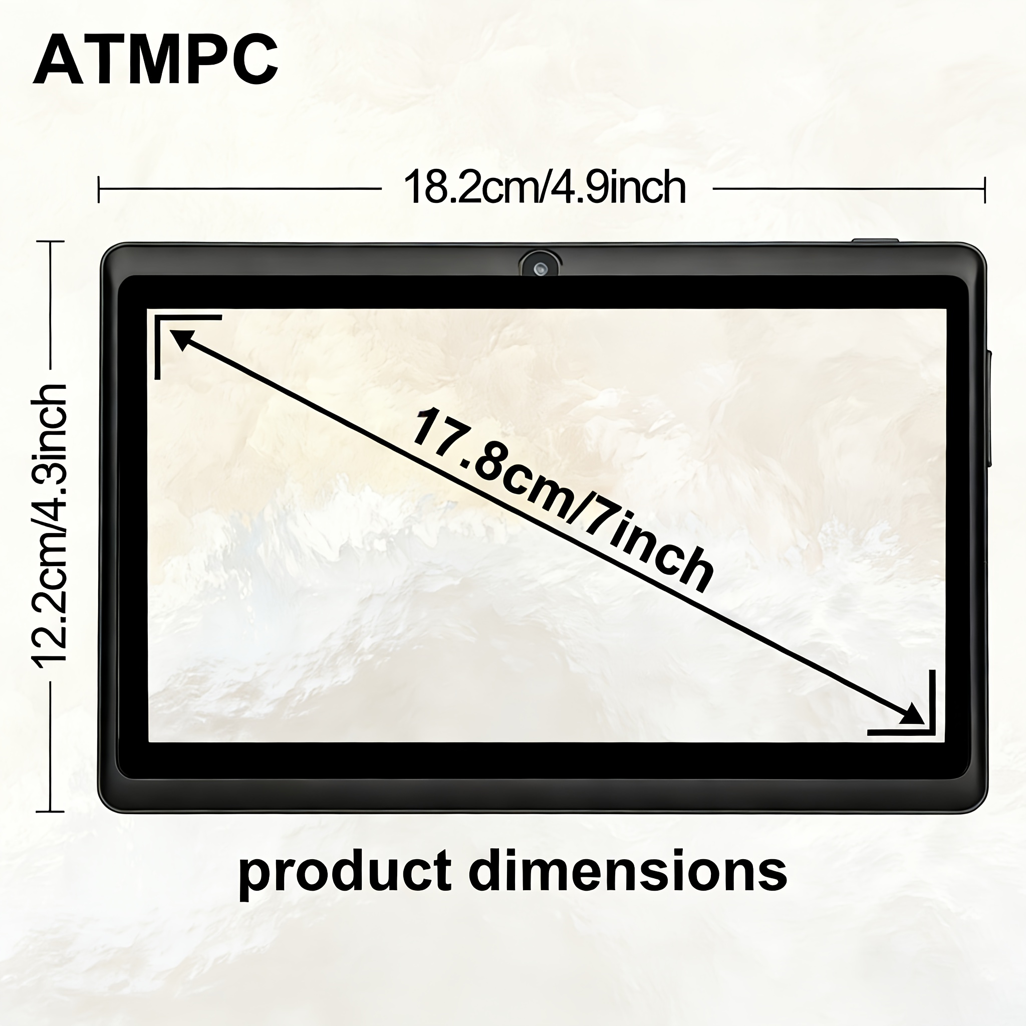 tableta     de 7 pulgadas, pantalla ips hd de    ,   expandible de 4gb 2gb+2gb + rom de 32gb, 3500mah, wi-fi 6, todo en   para viajes y  