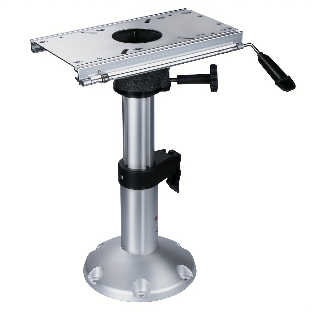 Boat Seat Base with Sliding Rails for Adjustable Height