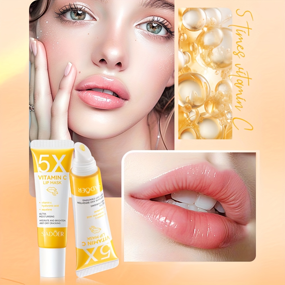 vitamin c lip mask a pink moisturizing lip balm - Temu Oman