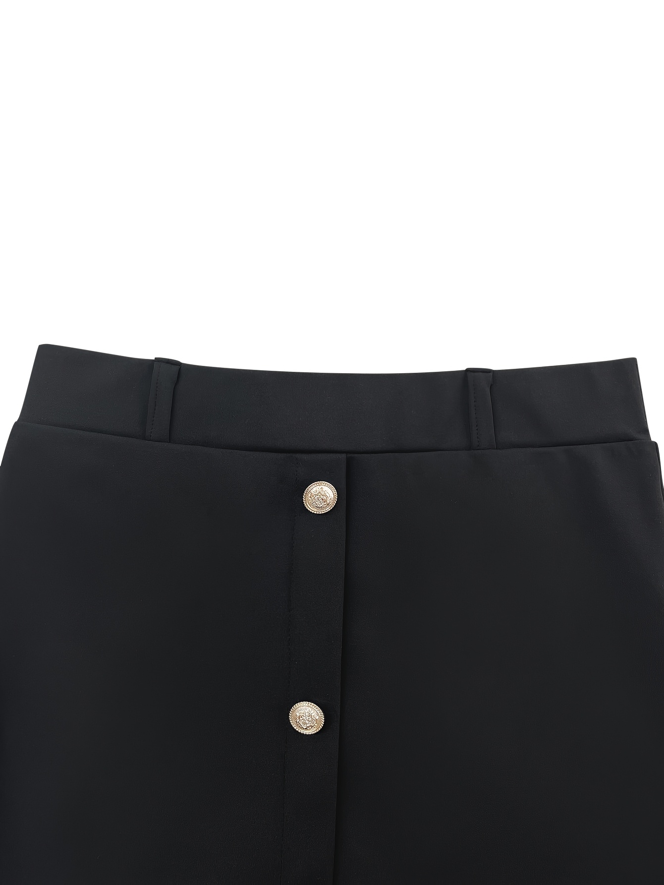 womens professional office skirt elegant single button Temu