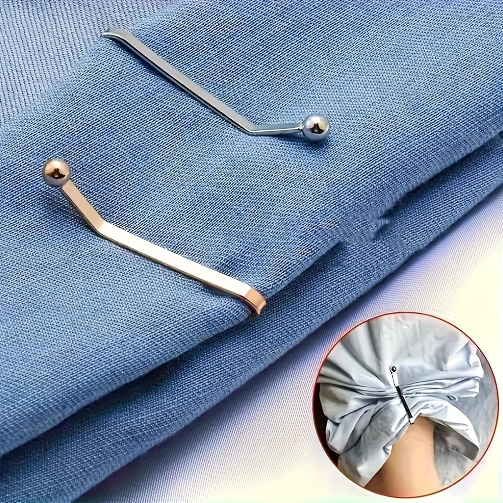 dress shirt sleeve clips set 8 seamless shirt sleeve clips adjustable non slip cuff