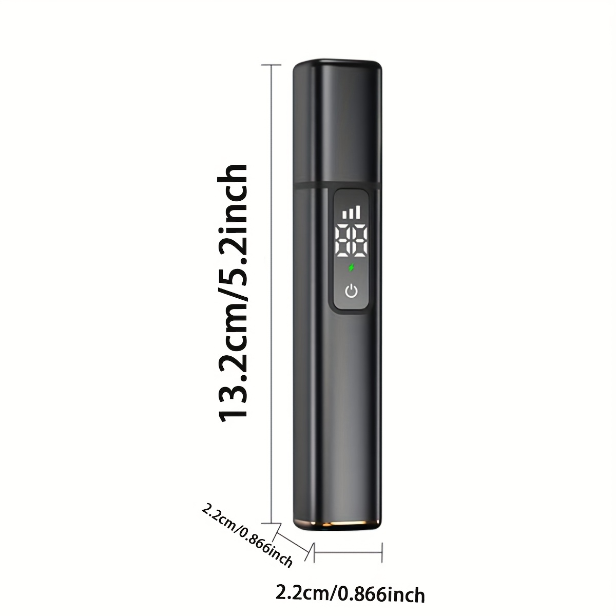 mini mens electric ear nose hair trimmer   professional grooming tool with led display usb c rechargeable compact portable design durable plastic construction ideal holiday gift for men barber accessories Product details 8