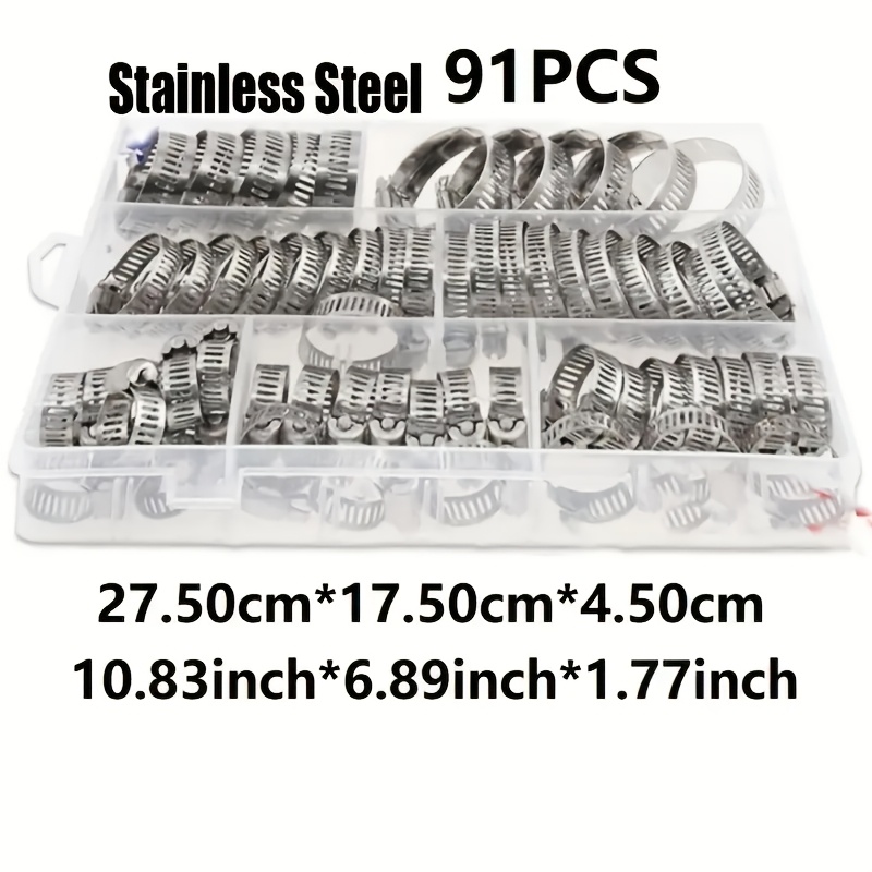 RELIABILT 4-in To 6-1/2-in Dia Stainless Steel Standard Pipe Clamp 121920 At - Foto 5