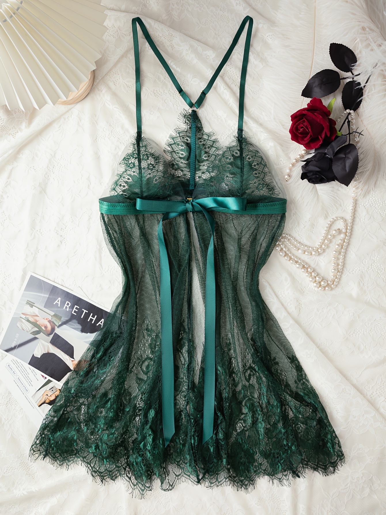 dark green mother of the groom dresses Dark Green Print A-Line Tea Length Mother Of Bride Dress main image 0