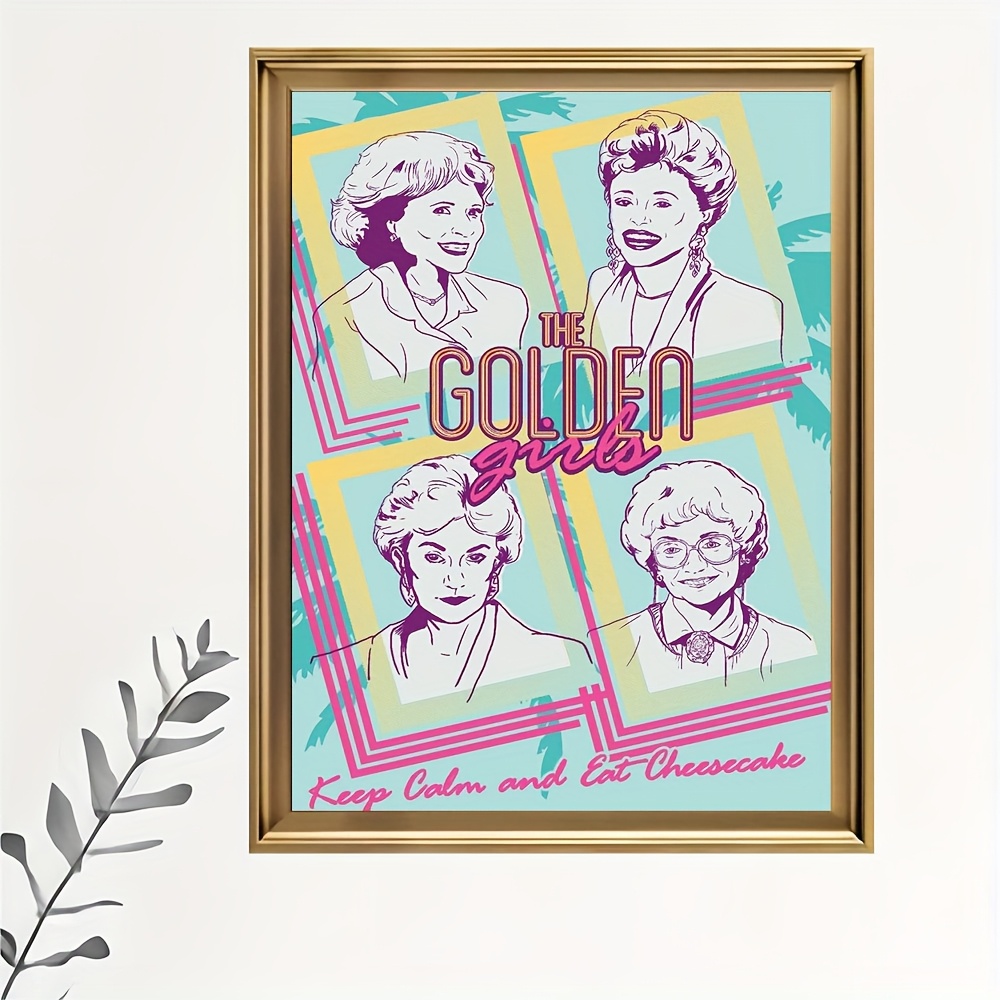 

Vintage Golden Girl Tv Show Canvas Art - Wall Decor For Living Room Or Bedroom, Gift Idea, Christmas & Festival, Poster