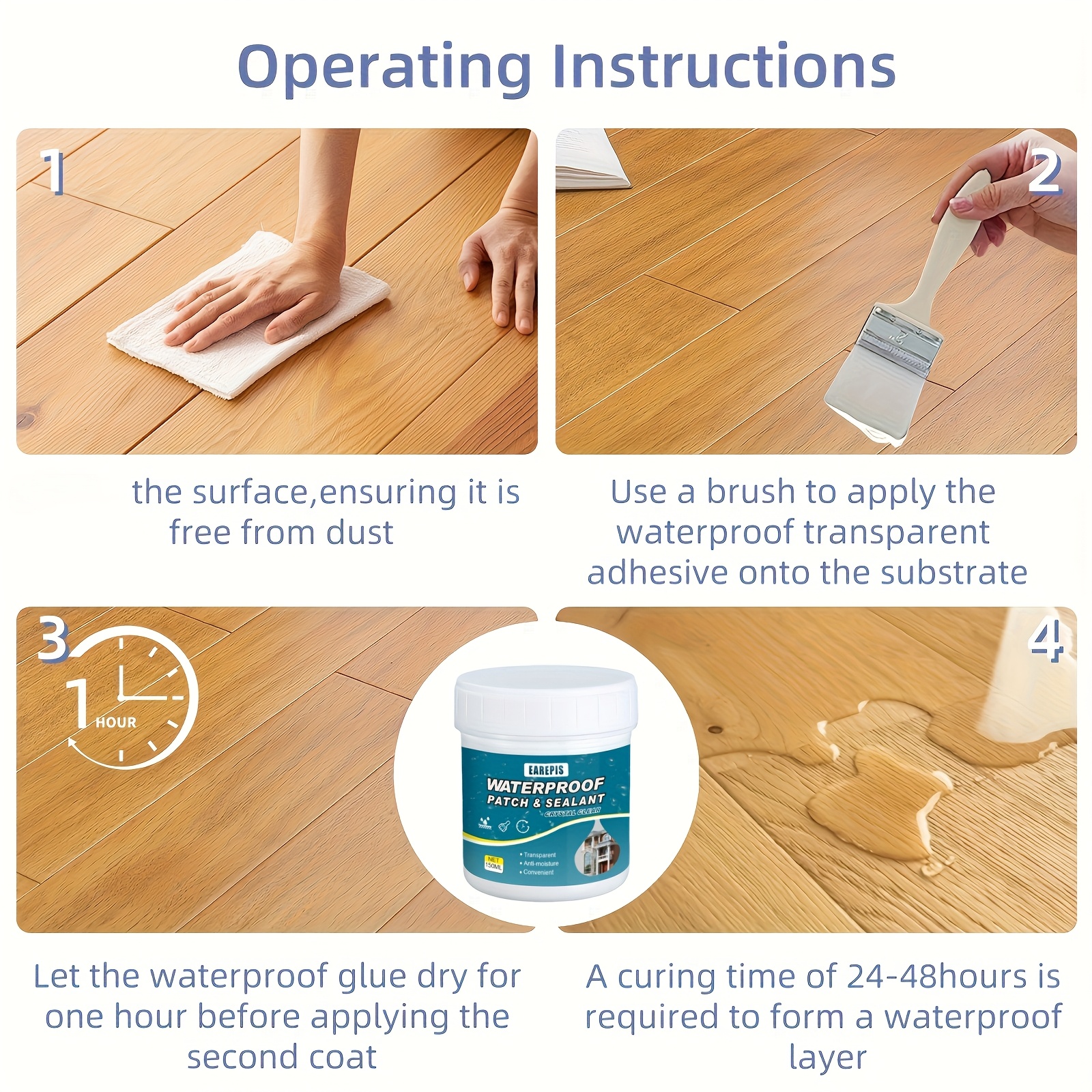 150ML Quick-Drying Sealant, RV Sealant, Strong Waterproof And Leak-Proof, Firm Bonding And Sealing, Worry-Free Leakage