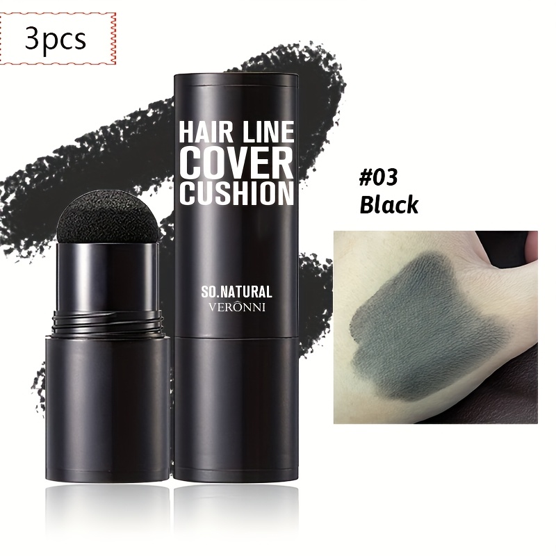 TEMU 3pcs 3 In 1 Beard Pen Long-lasting Waterproof Men's Beard Filler Chalk Hair Pencil Eyebrow Pencil Natural Beard Styling Father's Day Gift