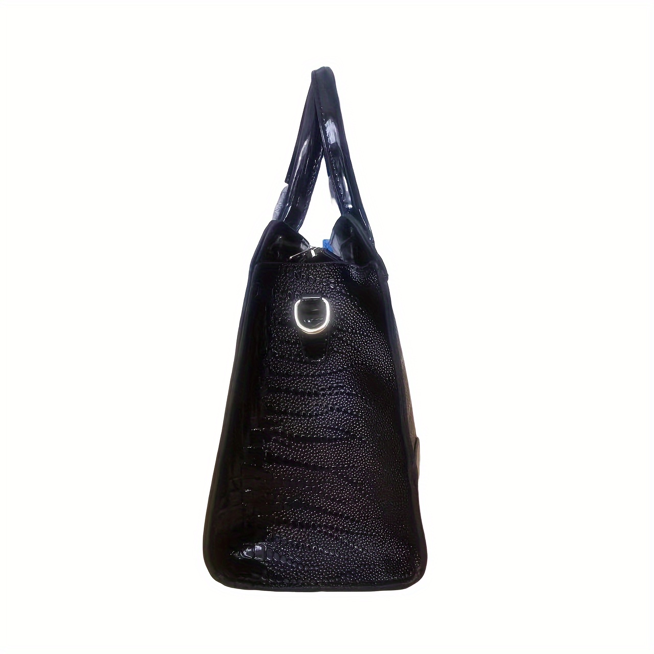 elegant crocodile pattern handbag women large capacity - Temu