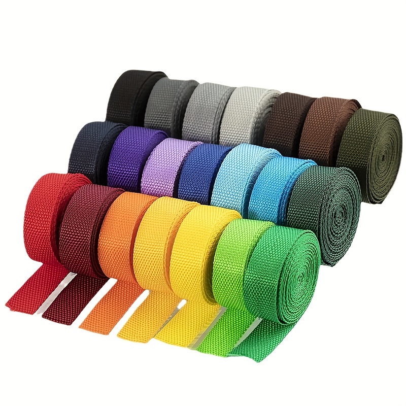 

Polyester Webbing Strap - 25mm/30mm/38mm Width, Canvas Ribbon For , Bag Strapping, Jewelry Display And Packaging Supplies