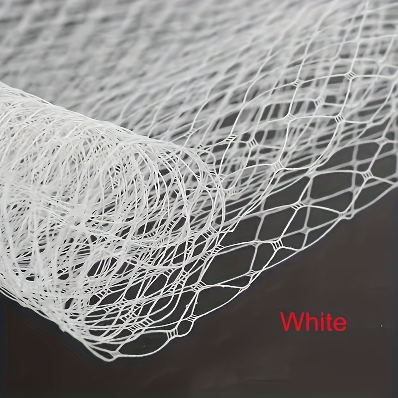 TEMU Visiera per cappello da 25CM di larghezza, veli a per uccelli, tessuto a rete per decorazioni di da sposa, accessori per capelli a rete