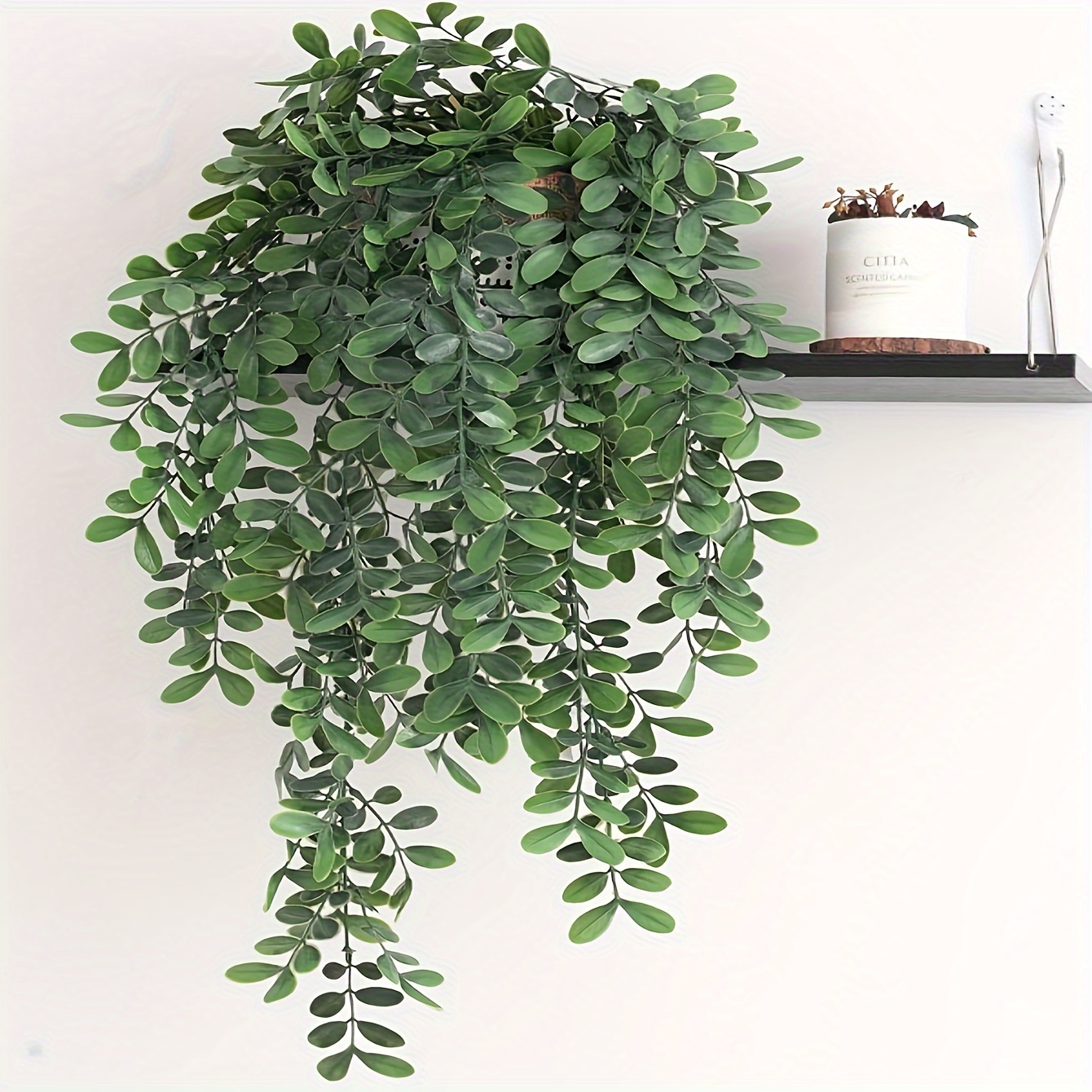 

1pc Artificial Hanging Vine, Faux Greenery Plant For Wall Home Room Indoor Outdoor Decoration, Spring Summer Decor