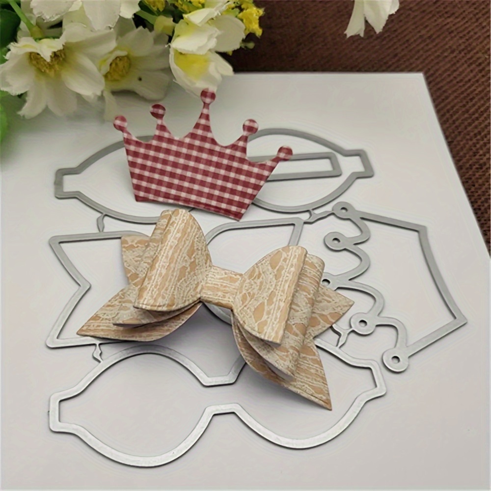 

1pc Metal Die Cut, 2024 Metal Cutting Die For Card Making Scrapbooking Diy Album Decorations Bowknot Metal Cutting Dies Stencils