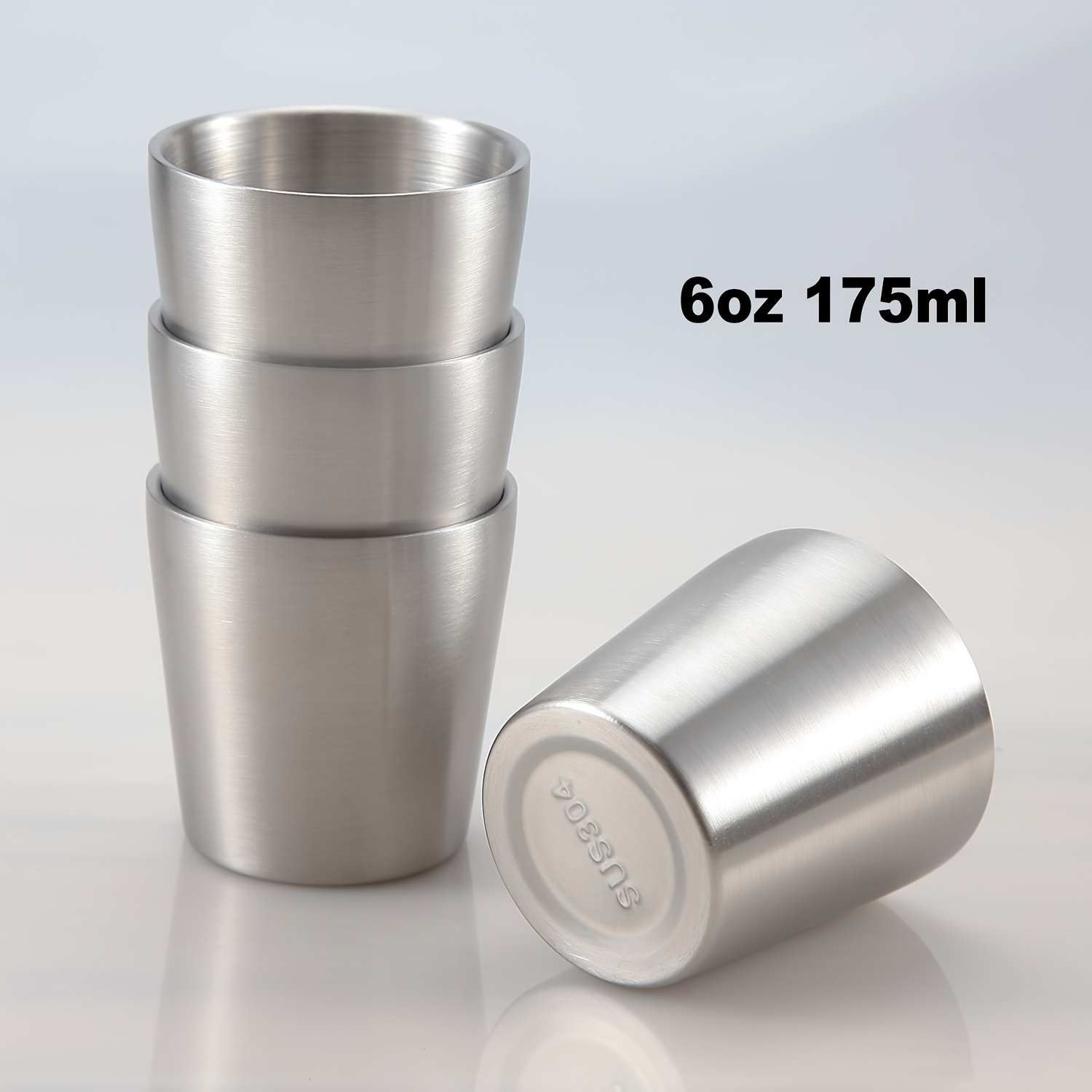 4pcs 10oz 6 stainless steel insulated cup double wall - Temu Switzerland