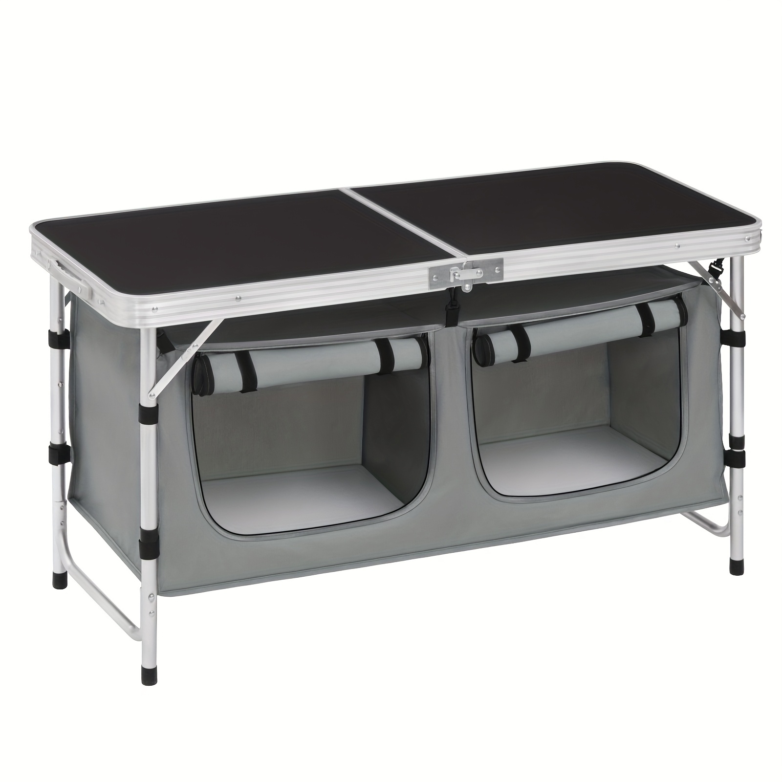 Image of 1pc Outdoor Table Outdoor Furniture Lightweight Folding Outdoor Table With Carry Bag Size 56x46x40cm Suitable For Outdoor Camping Hiking Picnic Garden Balcony And