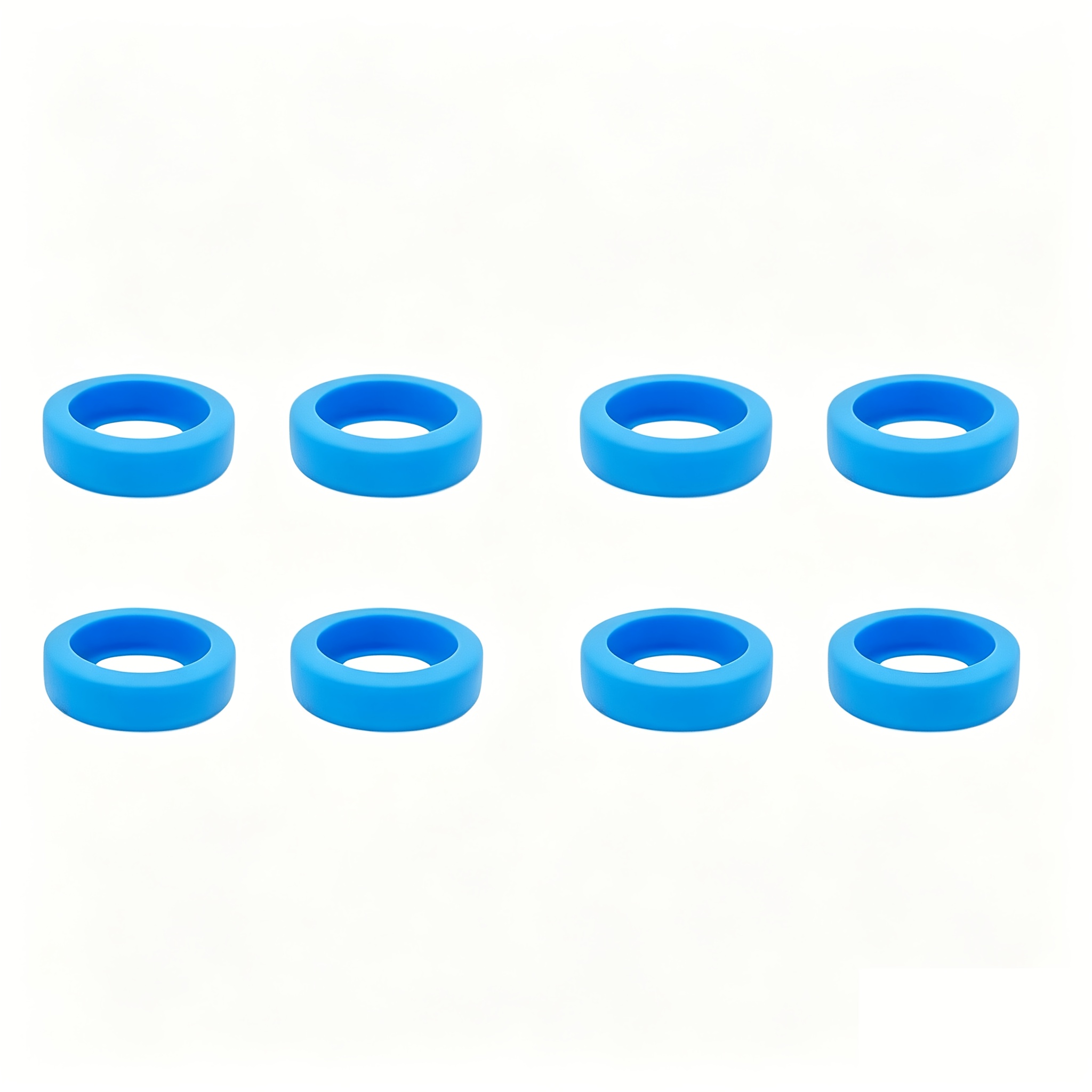Image of 8pcs Luggage Wheel Set - Noise-reducing, Shock-absorbing Protective Covers For Suitcases And Office Chairs, , Trolleys, Luggage Carts