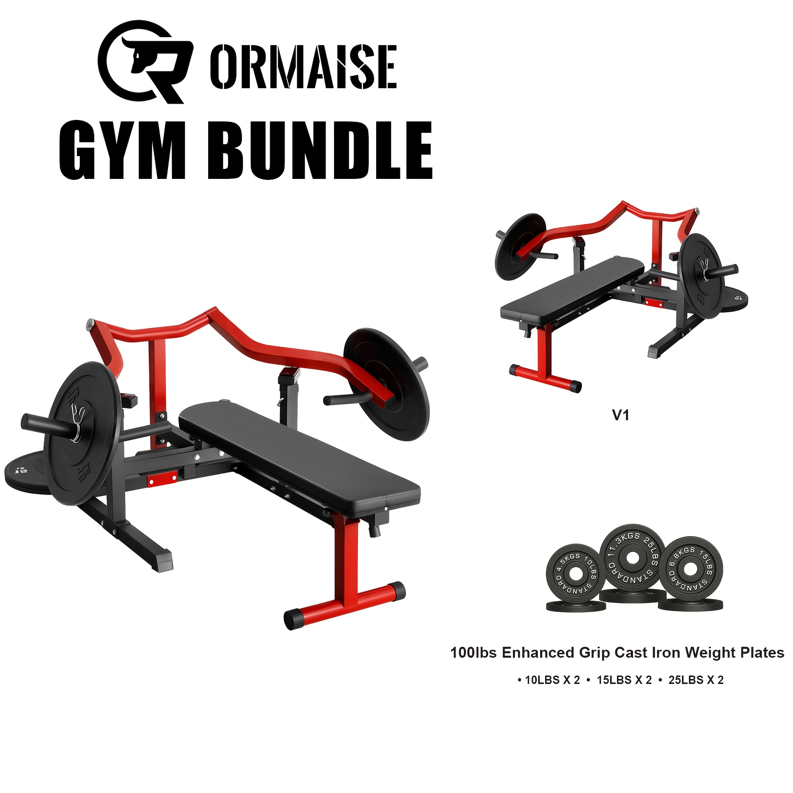 heavy duty chest press machine 1250lbs capacity independent Temu