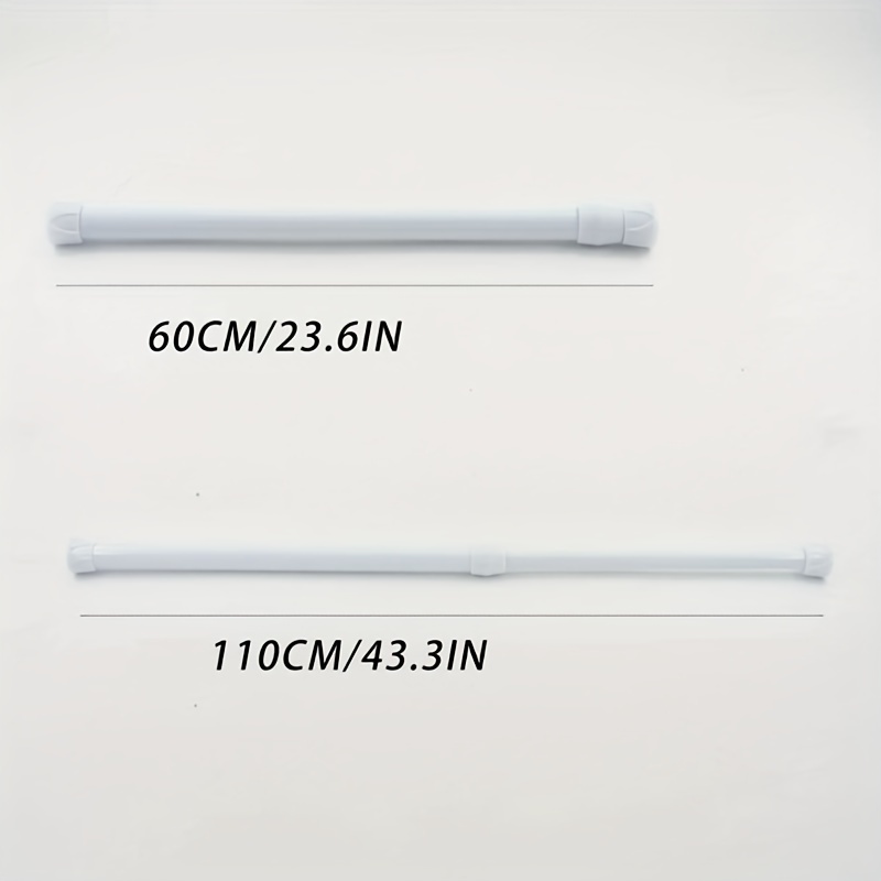 Telescopic Shower Curtain Rod, No-Drill Retractable Rod for Multi-Purpose Use