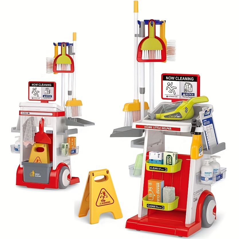 Mini-schoonmaakkar voor kinderen