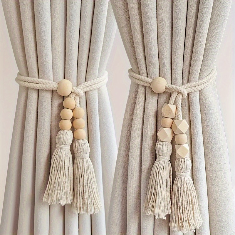 

2pcs Wooden Curtain Tiebacks - For , ,