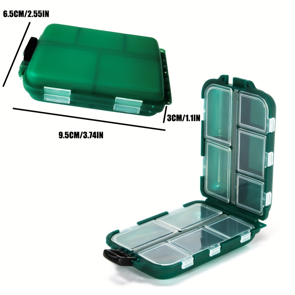 Dream Lifestyle Fishing Toolbox Multifunctional Waterproof Mini Fish Hook  Rectangular Storage Packaging Case for Fishing Lovers
