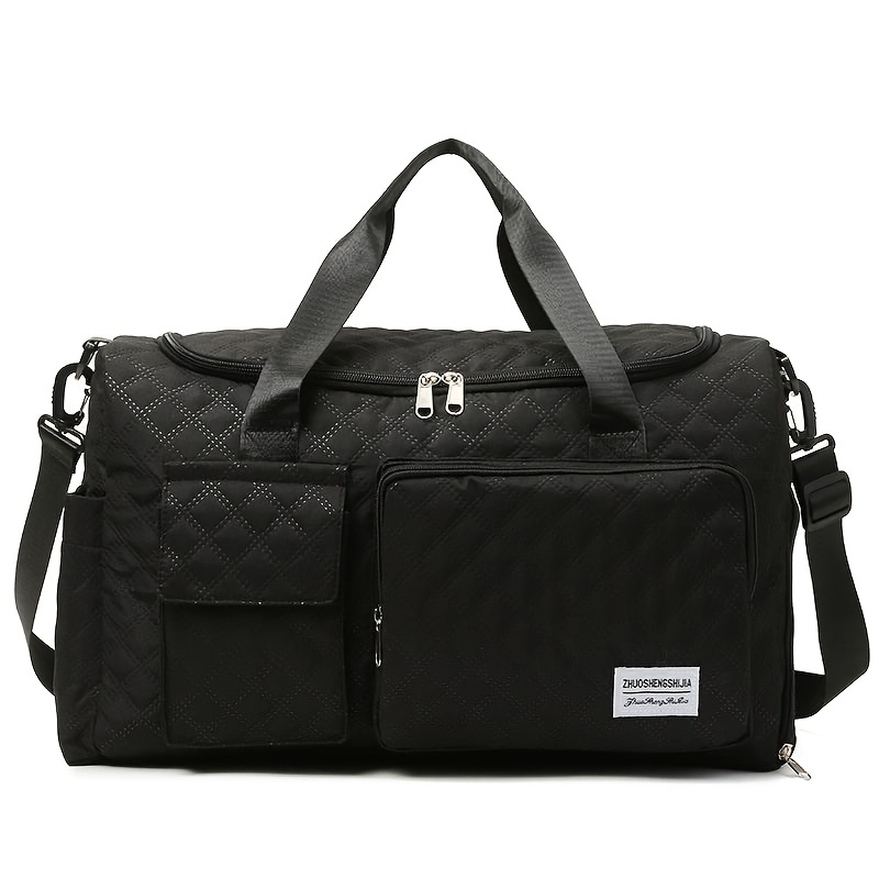 TEMU Large Capacity Duffel Bag, Versatile Shoulder And Chest Handbag, Portable Short Tour Yoga Swimming Bag, Perfect For Travel And Fitness, Perfect For Birthday Gifts, Holiday Gifts