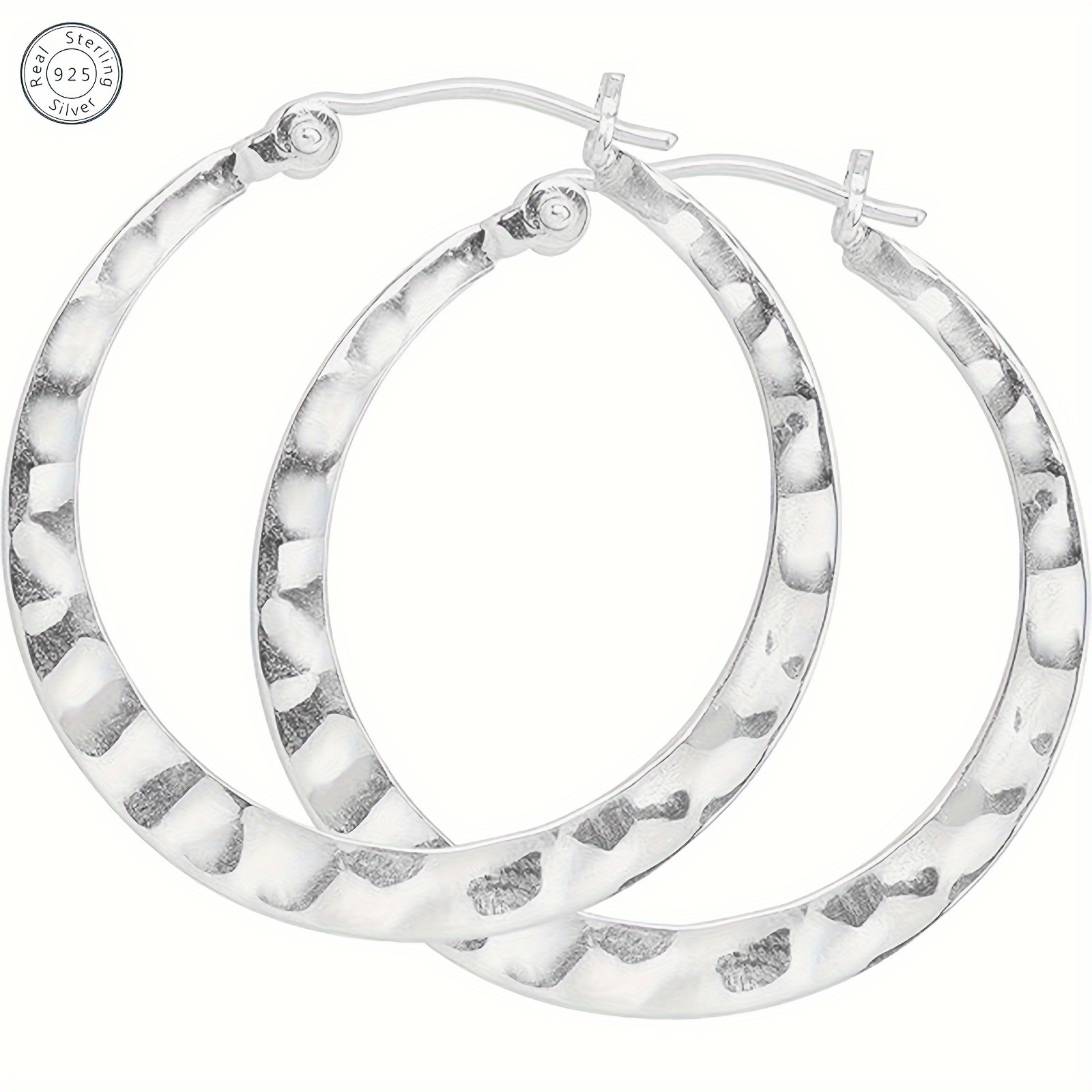 925   and irregular twisted earrings   fashionable and personalized style for women suitable for   gifts       daily matching gifts and exquisite gift boxes Product details 1