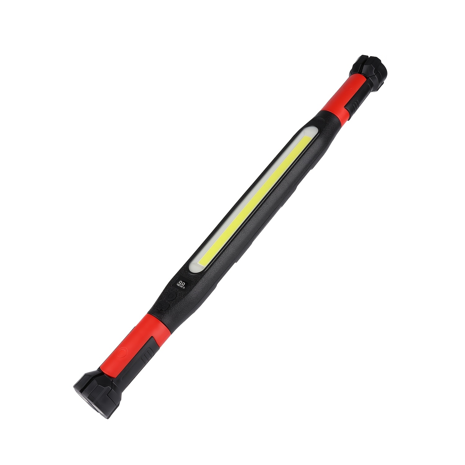 TEMU High-brightness Led Work Lamp With Magnetic Hook & Rechargeable Battery - Portable Flashlight Suitable For Car Maintenance, Under Hood Use,