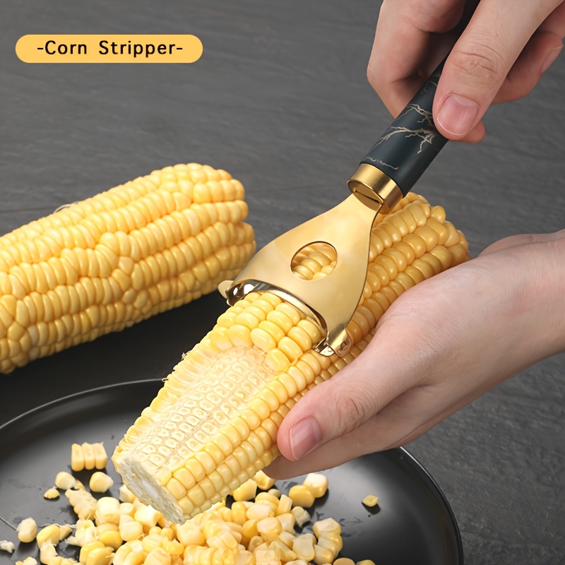 TEMU 1pc, Corn Cob Peeler, Stainless Steel Corn Cob Peeler, Household Corn Peeler, Reusable Corn , Creative Corn Peeler, Kitchen Multifunctional
