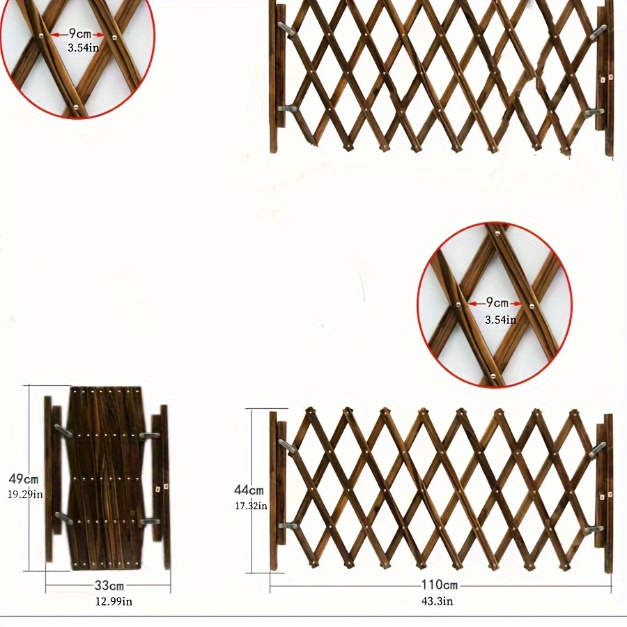 expandable solid wood pet gate diy splicing Temu Belgium