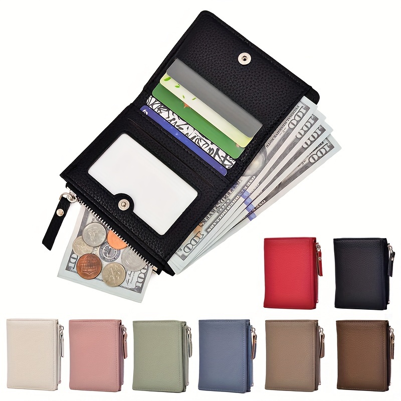 

New Women's Fashion Wallet, Faux Leather, Classic Style, Short Design Purse, Card Holder