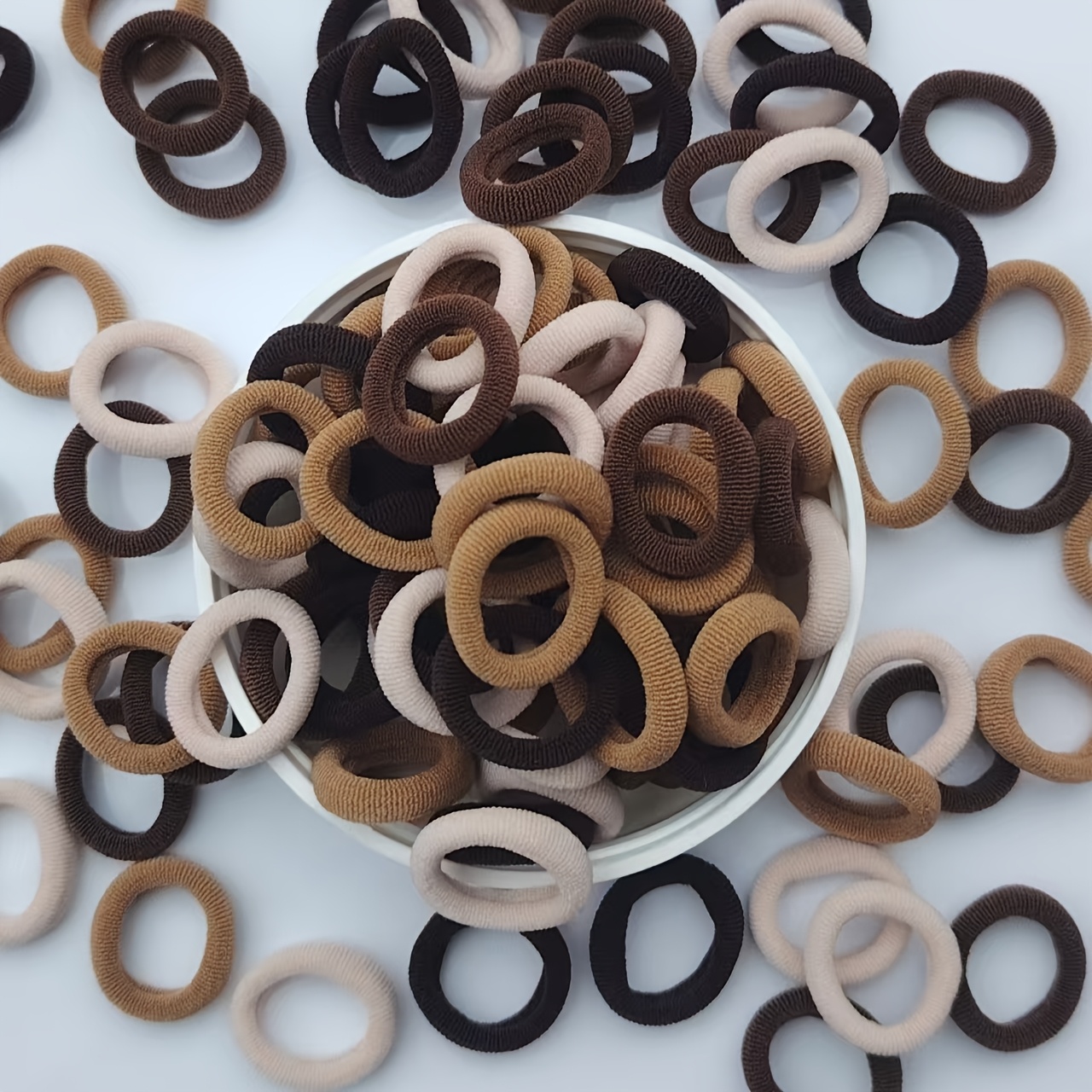 100 Mini Thumb Hair Ties