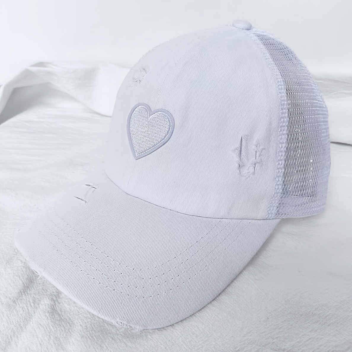 【OPEN YY】Woven YY HEART BONE BALL CAP OPEN YY