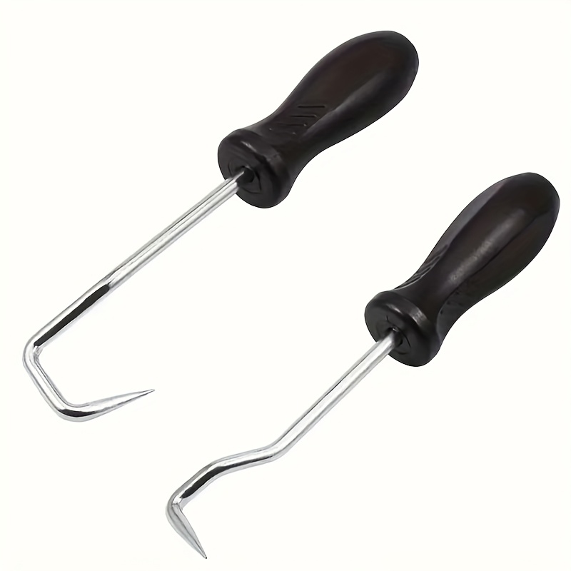 TEMU 2 Pezzi Set Ganci per Rimozione Tubo Auto, Strumenti Estraibili per Radiatori Senza Elettricit�, Pinze per O-Ring, 8 Pollici, Adatti a Modelli,