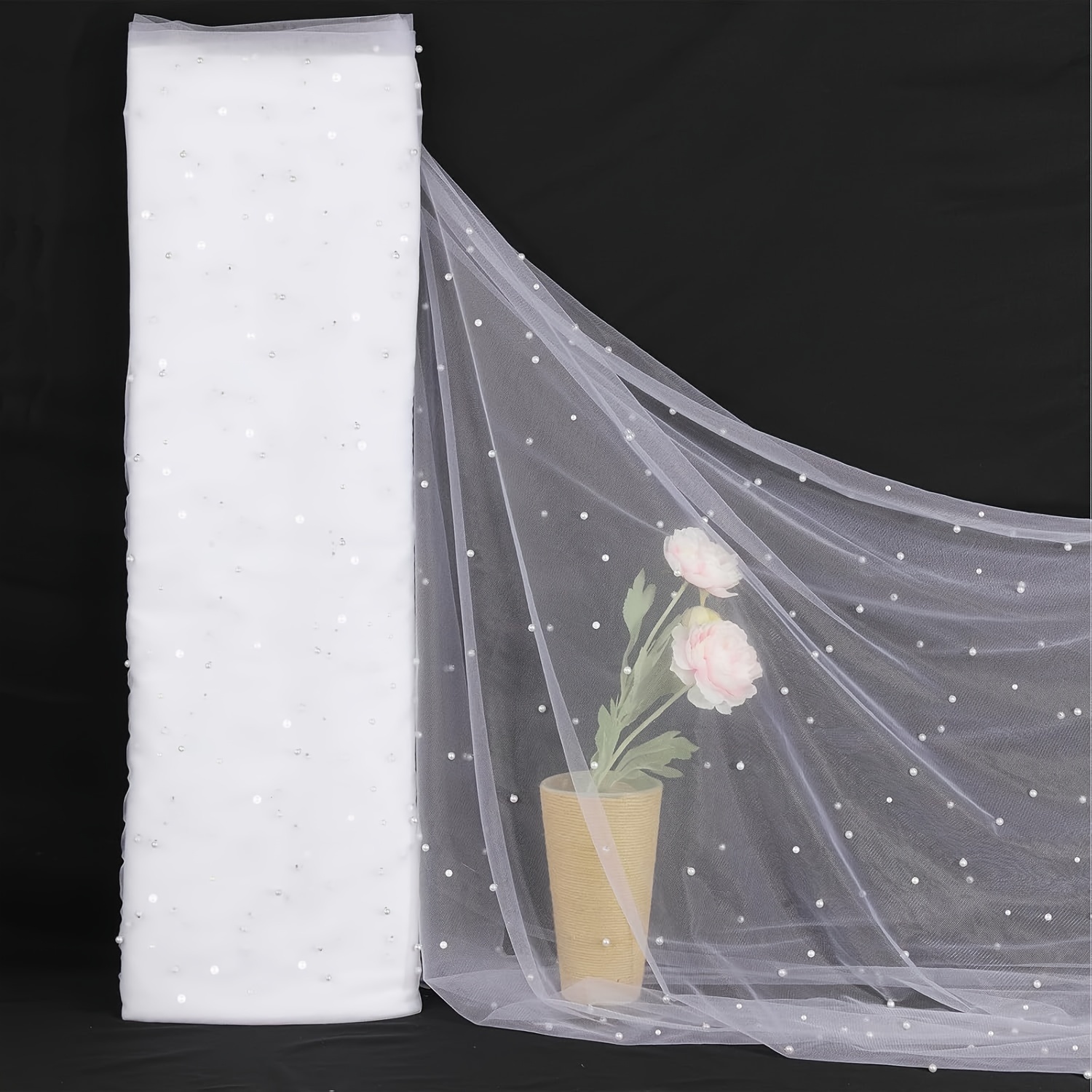 

Tulle - For Bridal , Tablecloths & Decor, For Weddings, Halloween, Christmas, 's, And Thanksgiving - 27.5"x78"/27.5"x118