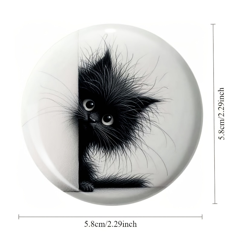 TEMU Aimant de réfrigérateur rond et durable, idéal pour réfrigérateurs, tableaux , loisirs créatifs, photos, autocollants, cartes postales, outils,