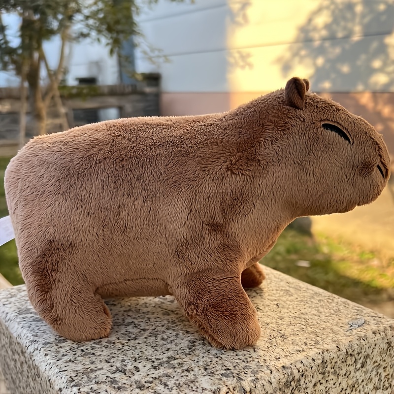 Image of 18cm/7.08inch Mini Cute Capybara Plush Toy, Kawaii Capybara Stuffed Animals Capybara Stuffed Toy, Soft Capybara Plush Doll Pillow For Kids Boys Girls