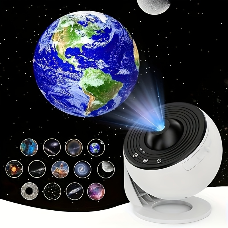 

Vansmago Projector: 13-in-1 Realistic Starry , Solar System Constellations & Gentle Moonlight For Bedrooms, Home Theater & Stylish Living Room Decor