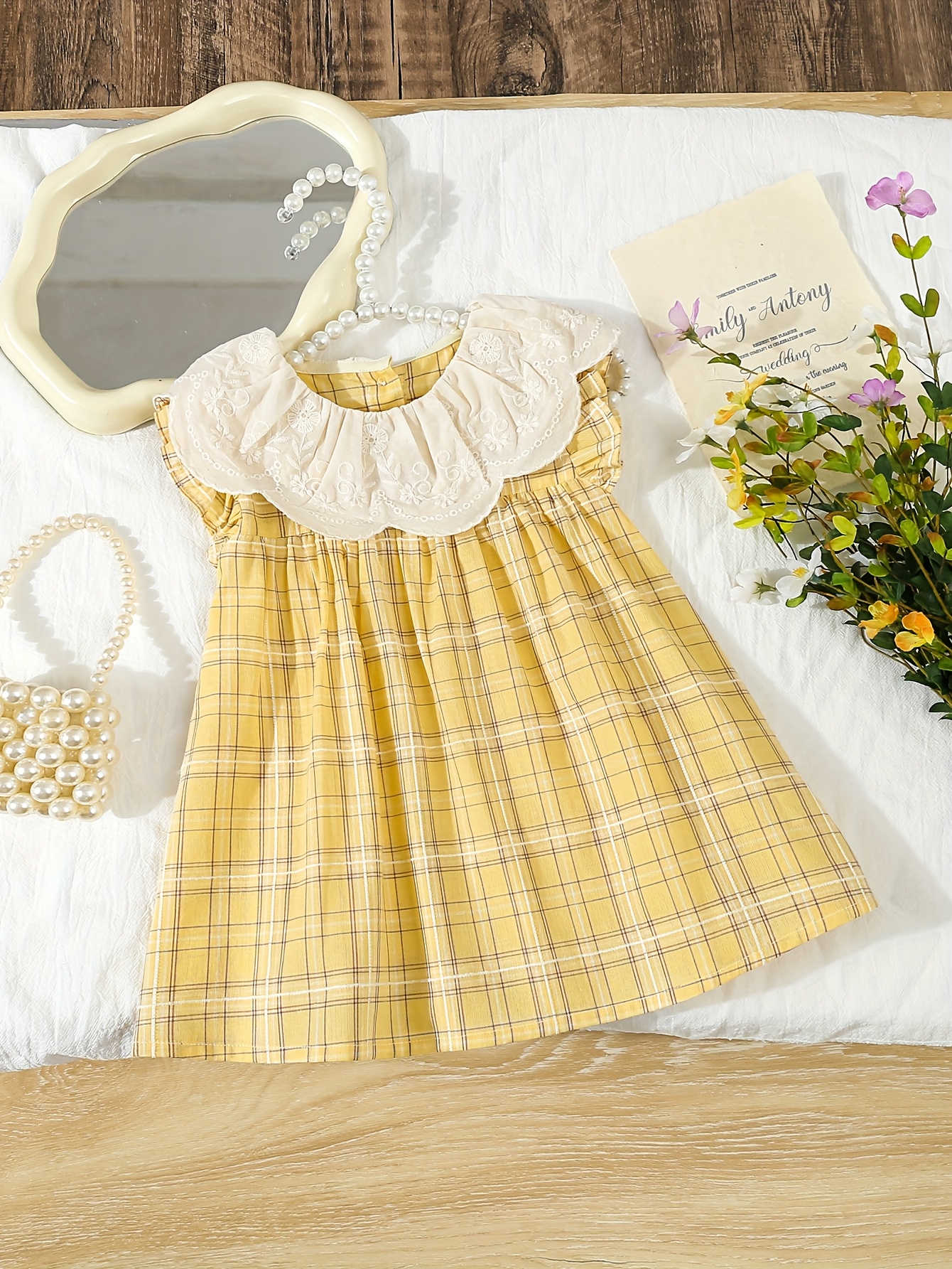 Baby Girl Clothes Retro Style Baby Clothes Cute Vintage Yellow