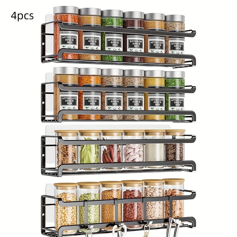 Spice Jars Organizer Kitchen