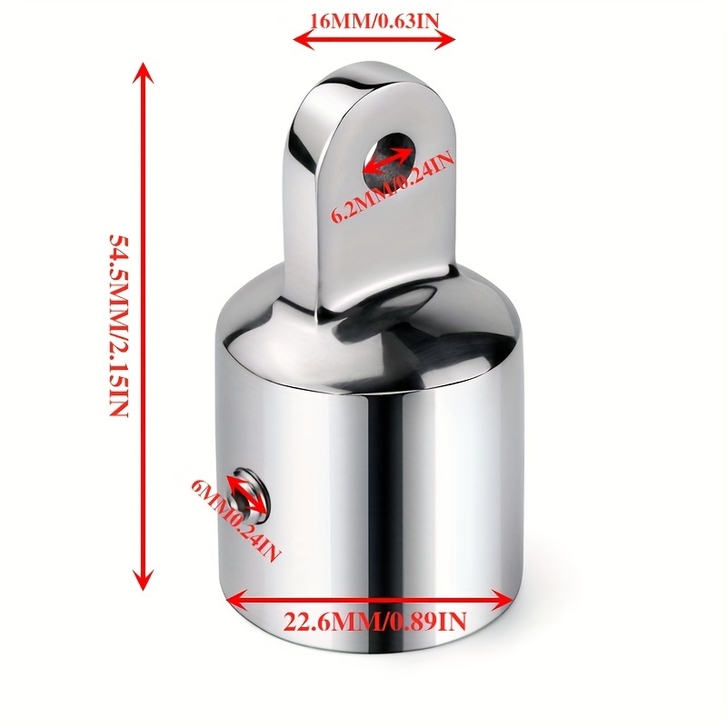 1pc Of Stainless Steel 316 Screw Cap, Sunshade Fixing Accessory, Hardware Parts For Boats And Yachts
