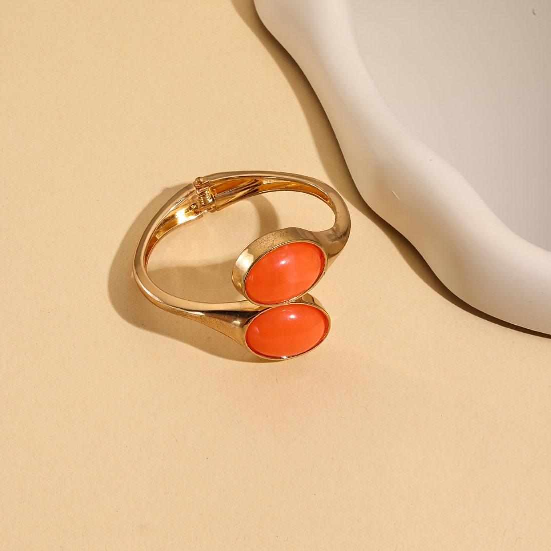 Light Luxury Open Bangle, Minimalist Design Bracelet