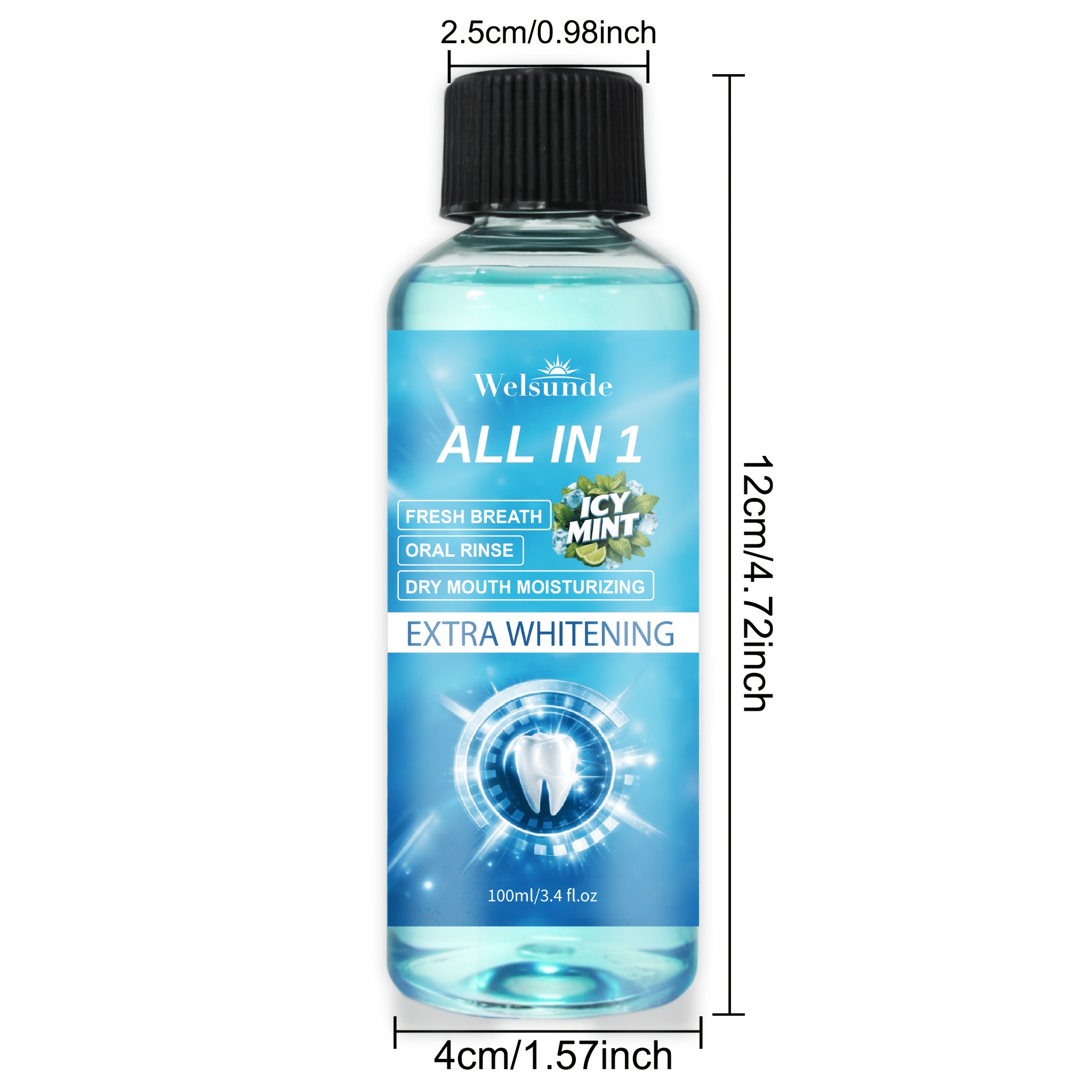Dry Mouth Moisturizing Cool Mint Mouthwash