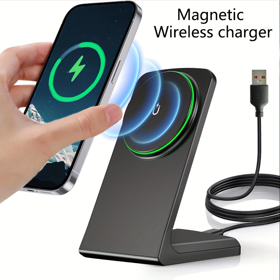 

2024 New Wireless Charger Stand 15w - For Iphone Pro/15 /15 /14/13/12 Wireless /pad - For