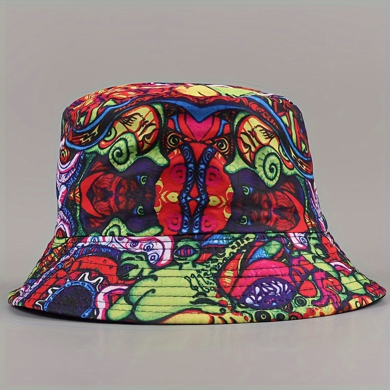 Casquette (Bob) Graffiti - Multicouleur - Taille Unique - Neuf Avec étiquettes - Style Hip Hop/Art