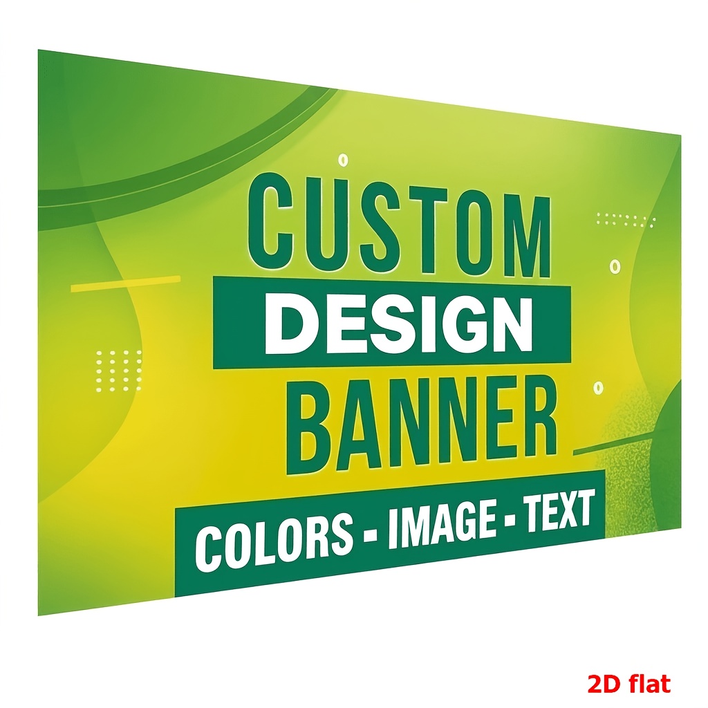 Customizable Banner for Personalized Images and Text